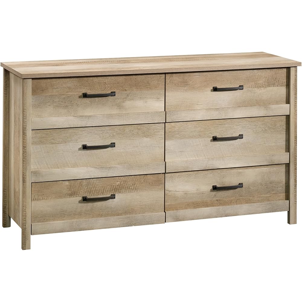 Sauder Cannery Bridge 6-Drawer Dresser, Lintel Oak Finish