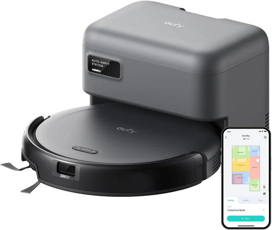 eufy Robot Vacuum And Mop Combo, 7.000 Pa, 3.35-Inch, Black - Omni C20