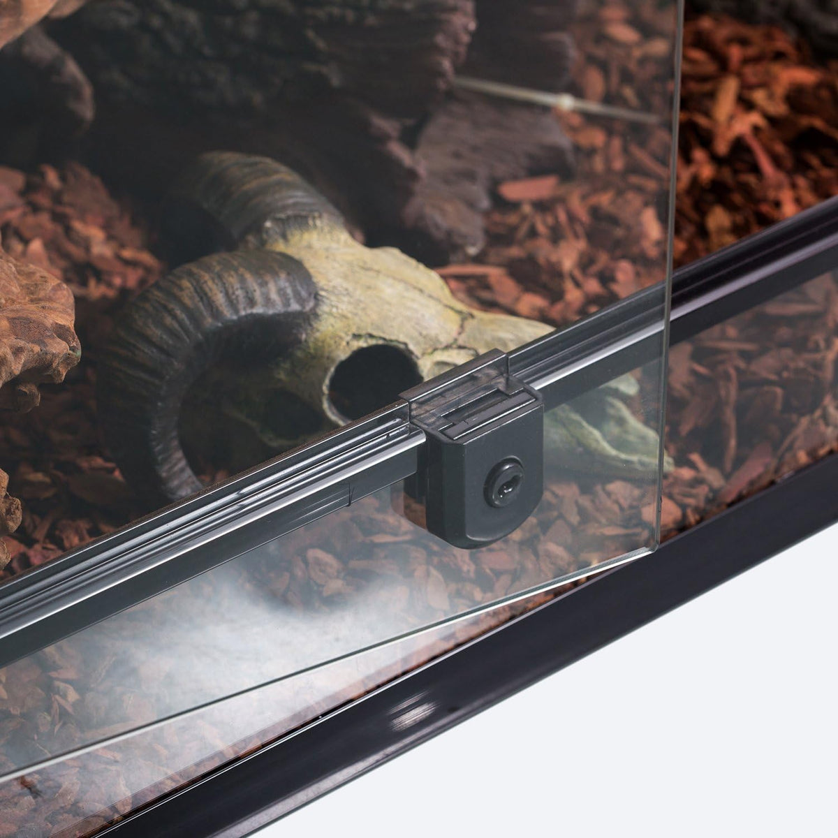 50 Gallon Reptile Glass Terrarium Tank With Double Hinge Door And Screen Ventilation - 36 x 18 x 18 in Knock-Down