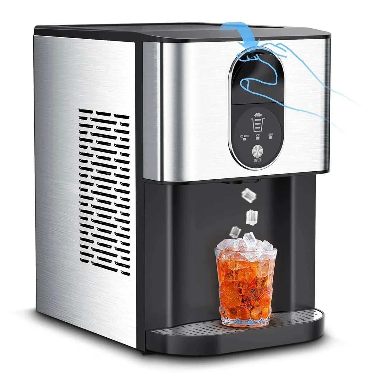 COWSAR Countertop Nugget Ice Maker, 44 lbs/24H - Z5820DN
