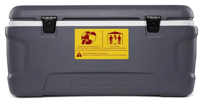 Igloo Workman Series Chest Cooler, 120 qt, Gray