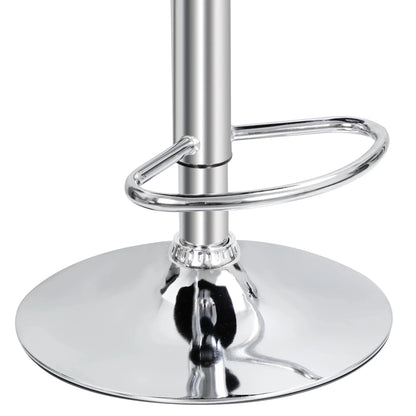 ZENY Bar Stool Set Of 4 With Soft Cushion And Metal Frame - Black