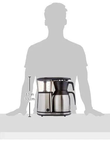 Bonavita 8-Cup One-Touch Coffee Maker With Thermal Carafe, Stainless Steel - BV1900TS