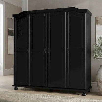 Palace Imports 4-Door Solid Wood Wardrobe Armoire, 72.25w - Kyle