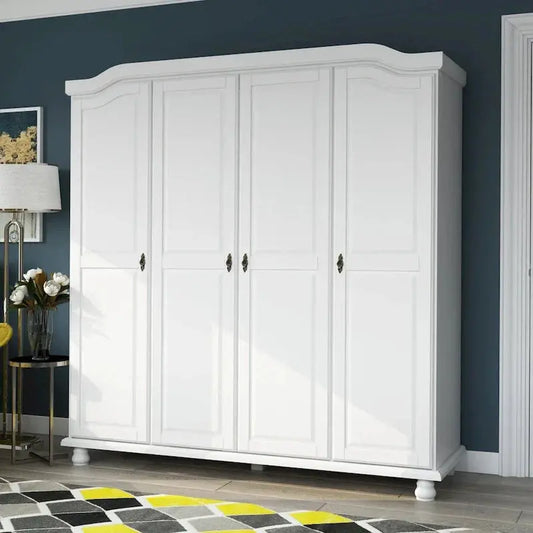 Palace Imports 4-Door Solid Wood Wardrobe Armoire, 72.25w - Kyle