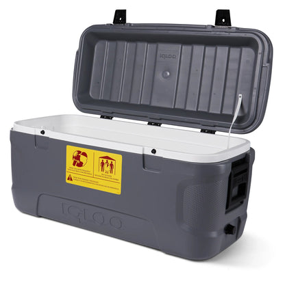Igloo Workman Series Chest Cooler, 120 qt, Gray