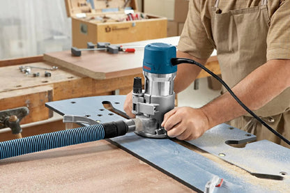 BOSCH Wood Router Tool Combo Kit, 12 Amp, 2.25 Horsepower - 1617EVSPK