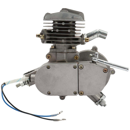 Zimtown 80cc 2-Stroke Engine Bike Motor Kit For 26in Bicycles, Silver White